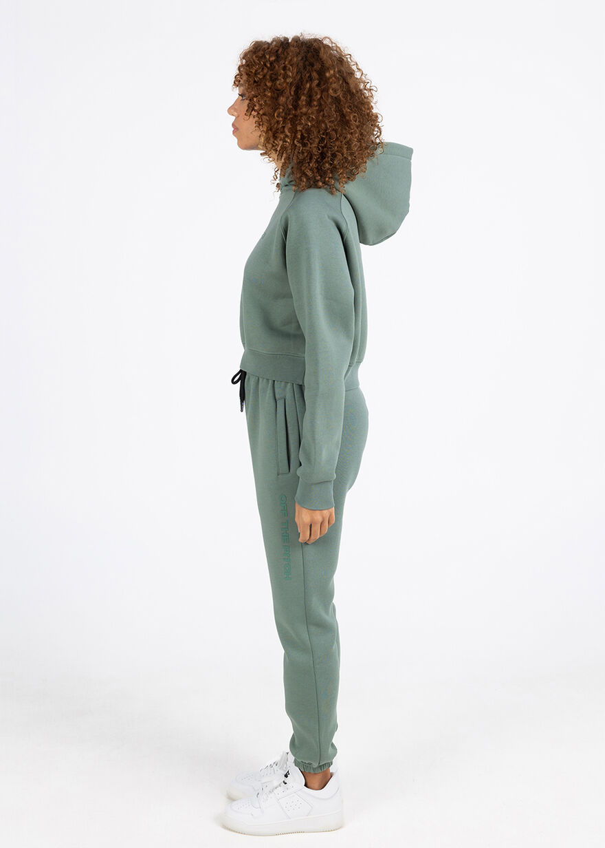 Comfort Sweat Suit Women - 100% Cotton, Forest Green, hi-res