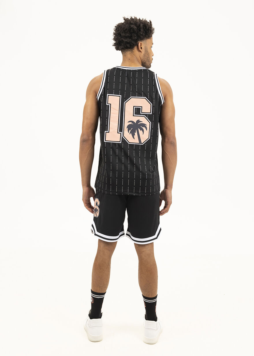 Tropea Basketball Top - 100% Polyester, Black, hi-res