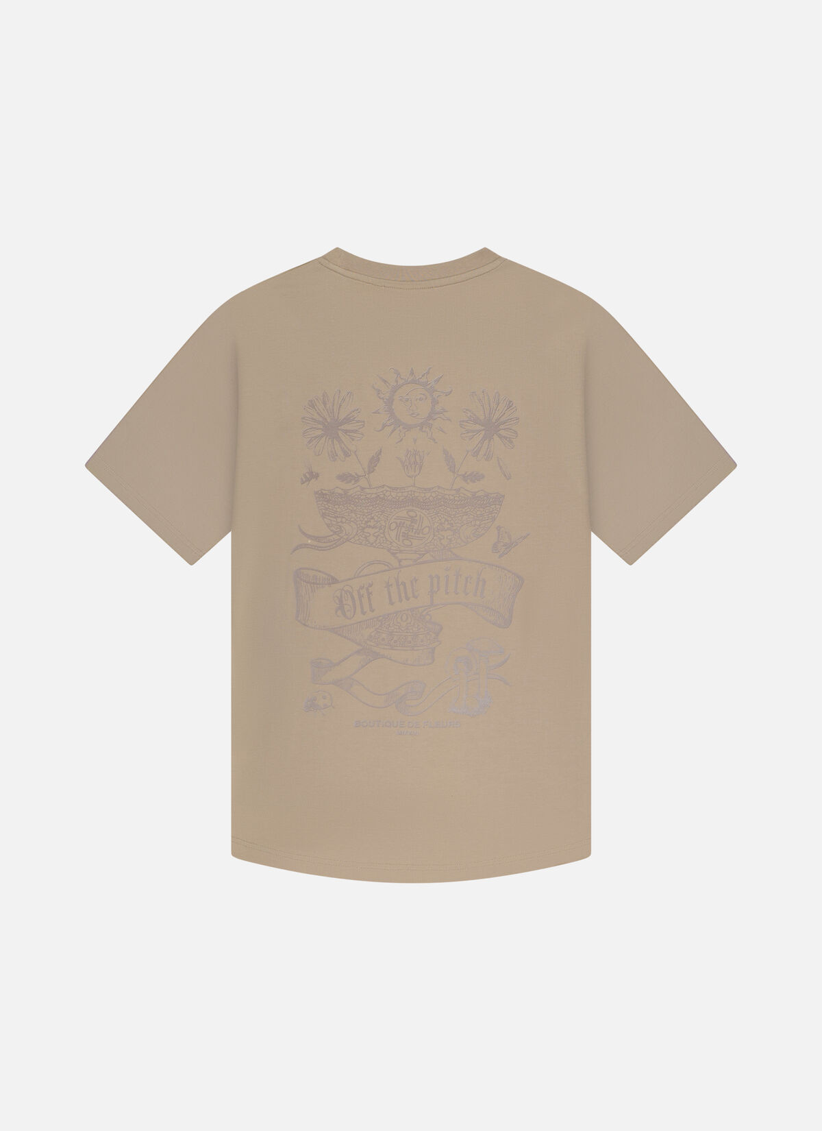 Botanic Slim Fit Tee, Sand, hi-res