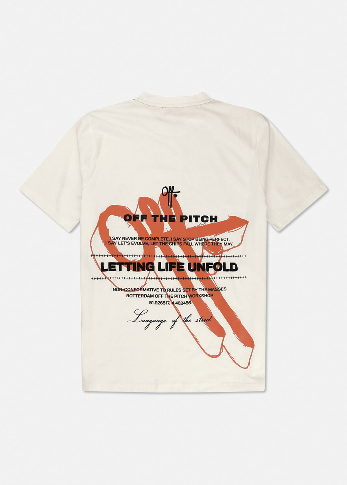 Unfold Regular Tee, Off white, hi-res