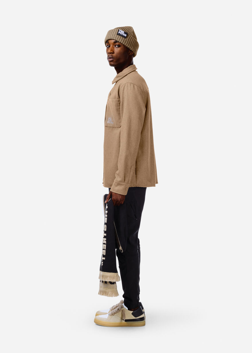 Canyon Overshirt, Dark brown, hi-res