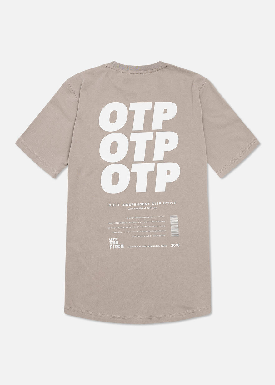 3.0 Slim Fit Tee - 95% Cotton / 5% Elastane, Sand, hi-res