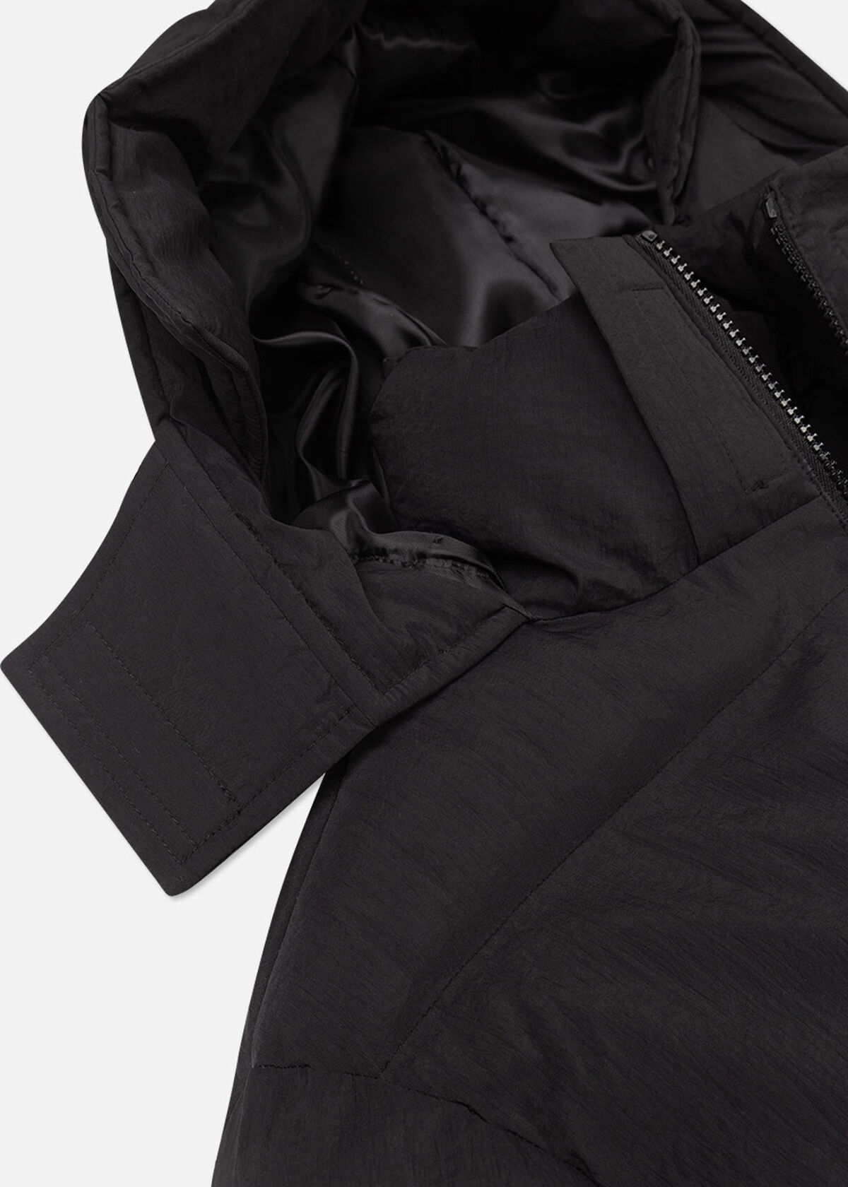 The Phoenix Longline Puffer, Black, hi-res