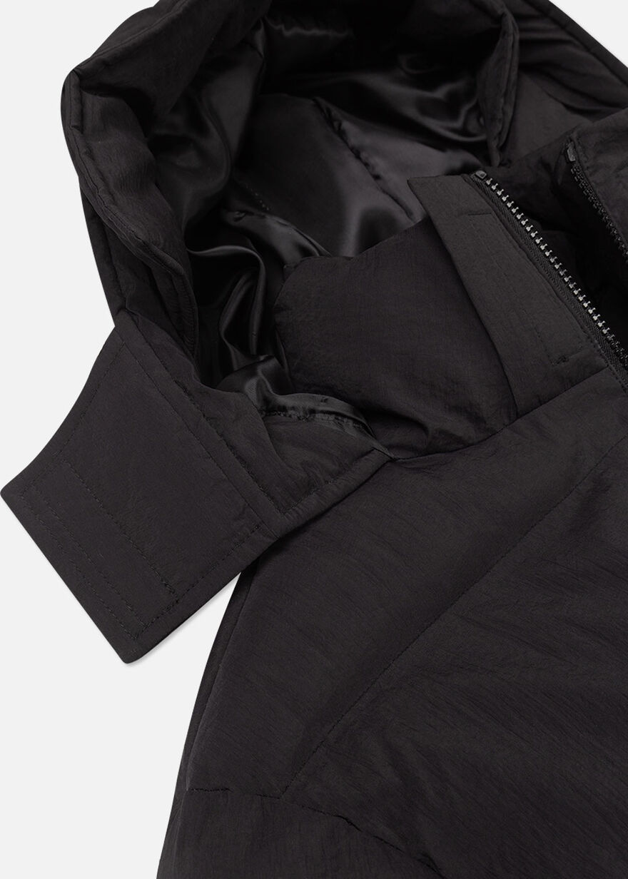 The Phoenix Longline Puffer, Black, hi-res