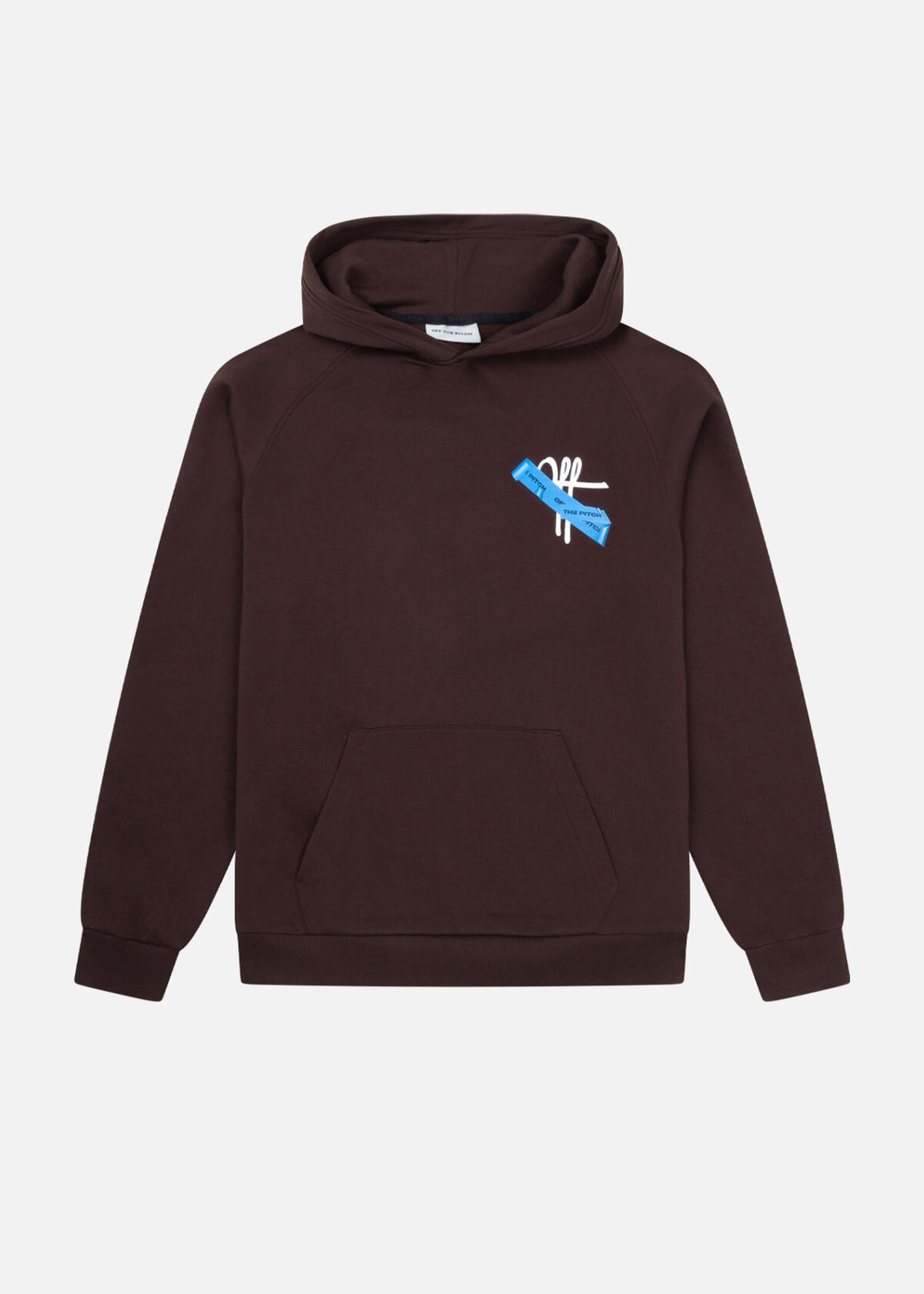 Tape Off Oversized Hood, Dark brown, hi-res