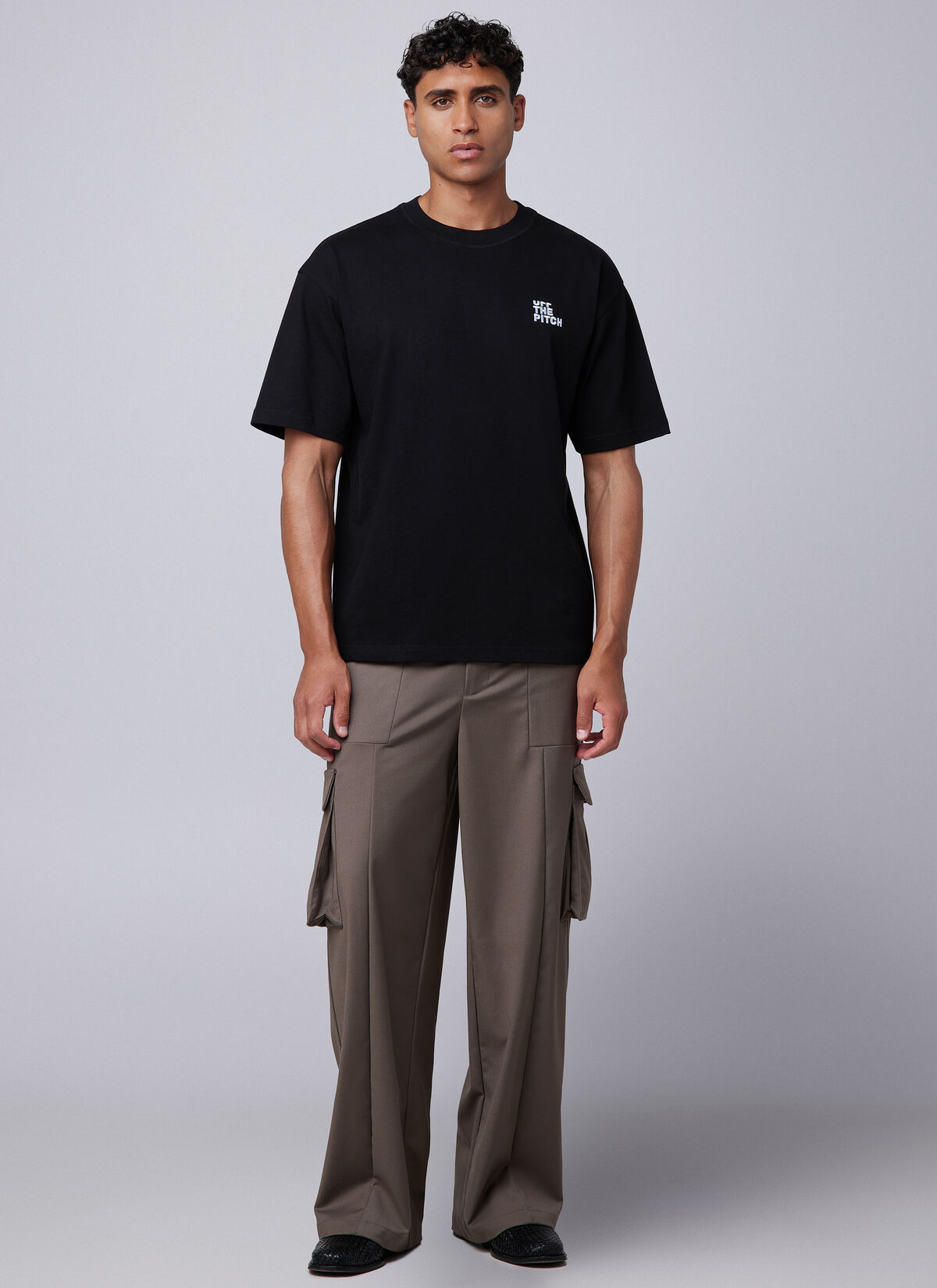 Ignite Loose Fit Tee, Black, hi-res