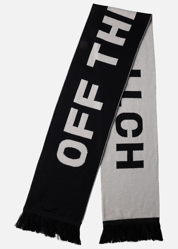 Double Faced Wool-Blend Scarf