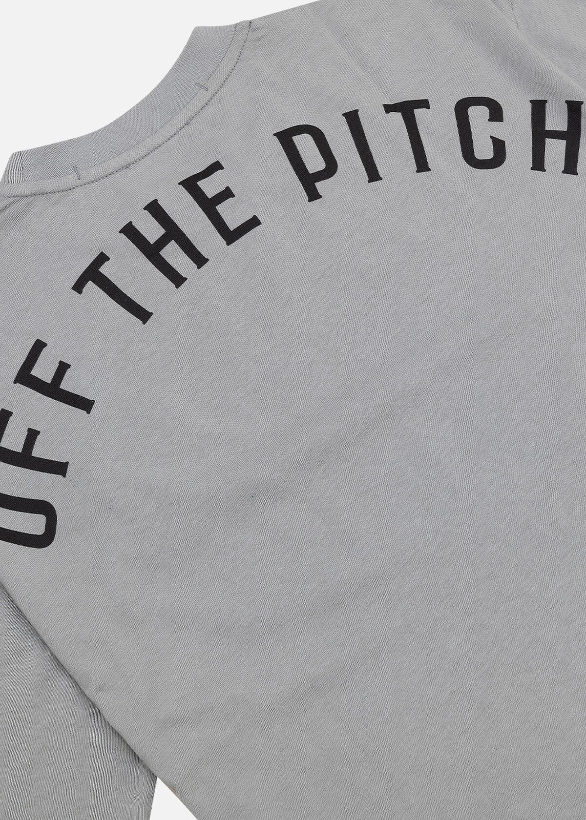 Loose Fit Pitch Tee - 100% Cotton, Grey, hi-res