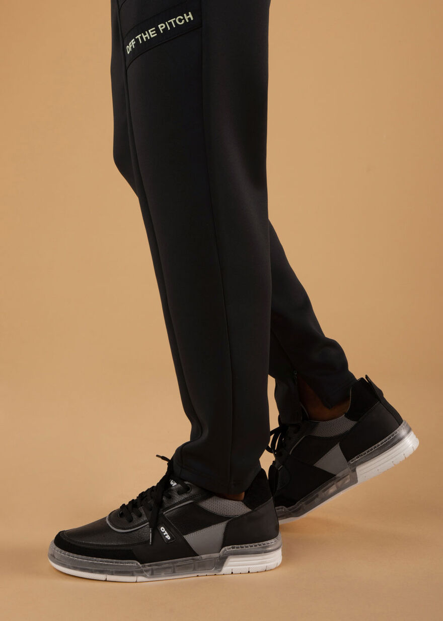 Baskette - Black - Leather, Black, hi-res