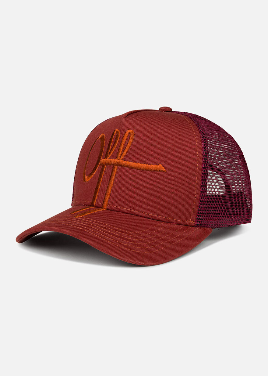The Sage Trucker- Brique- 100% Cotton, Red, hi-res
