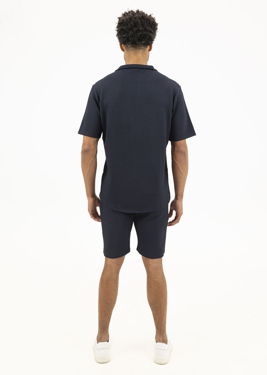 Boulevard Shorts - 97% Polyester / 3% Elastane, Navy/Black, hi-res