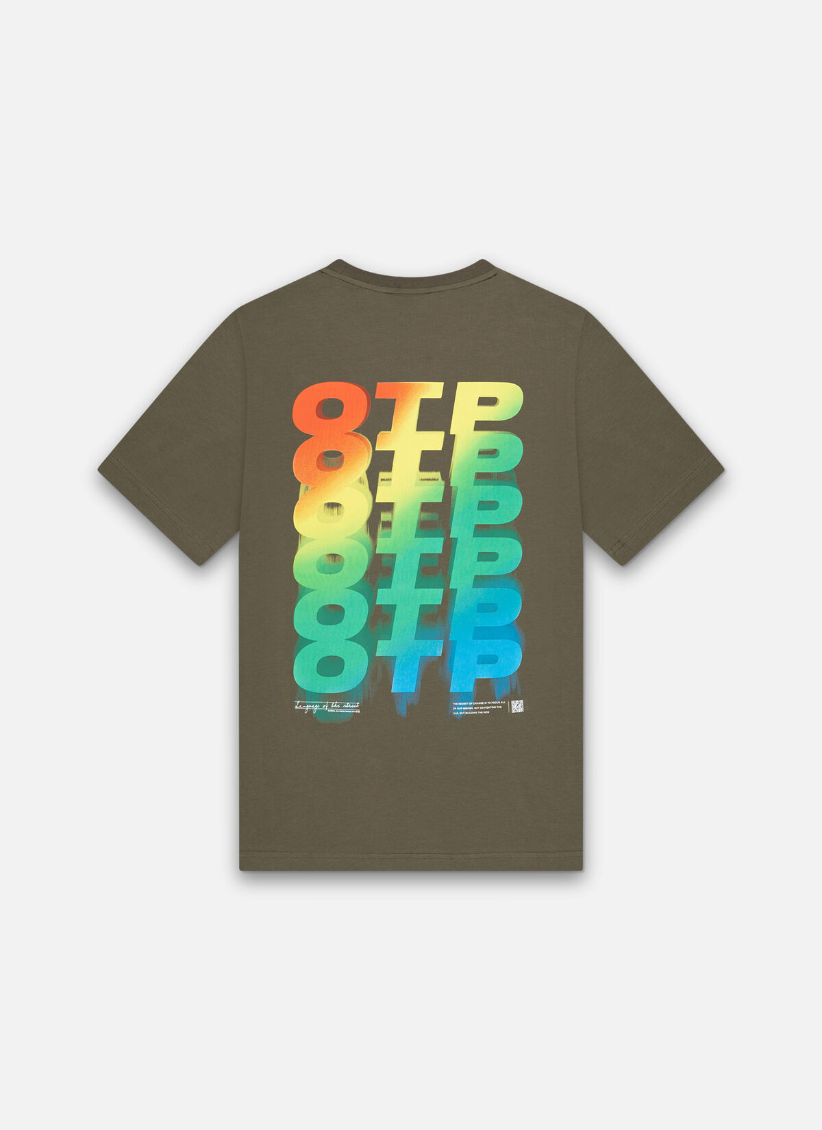 Spectrum Slim Fit Tee, Dark green, hi-res