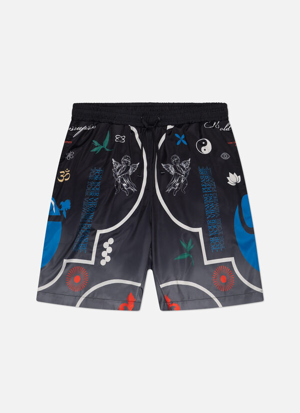 Global Satin Shorts