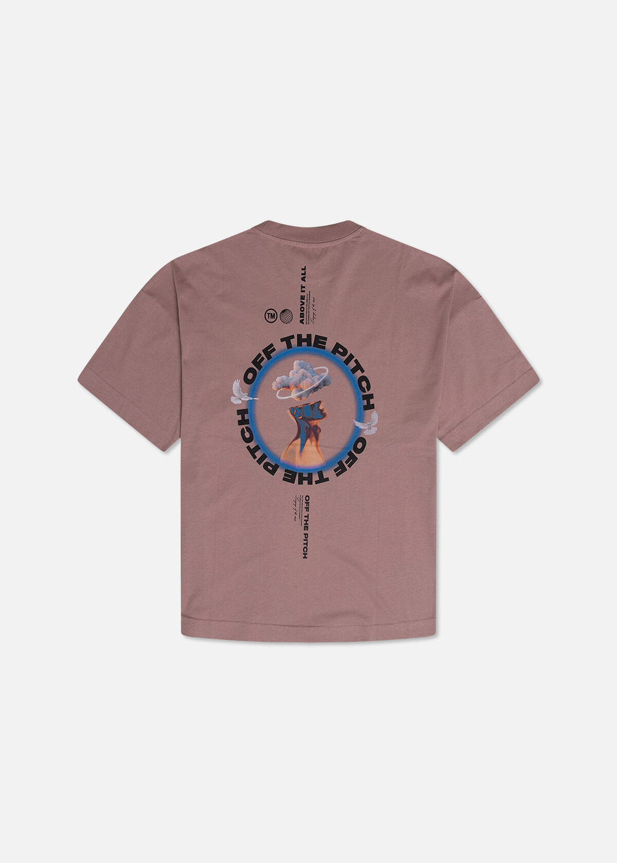 Sky- High Oversized Tee Unisex, Red/Red, hi-res