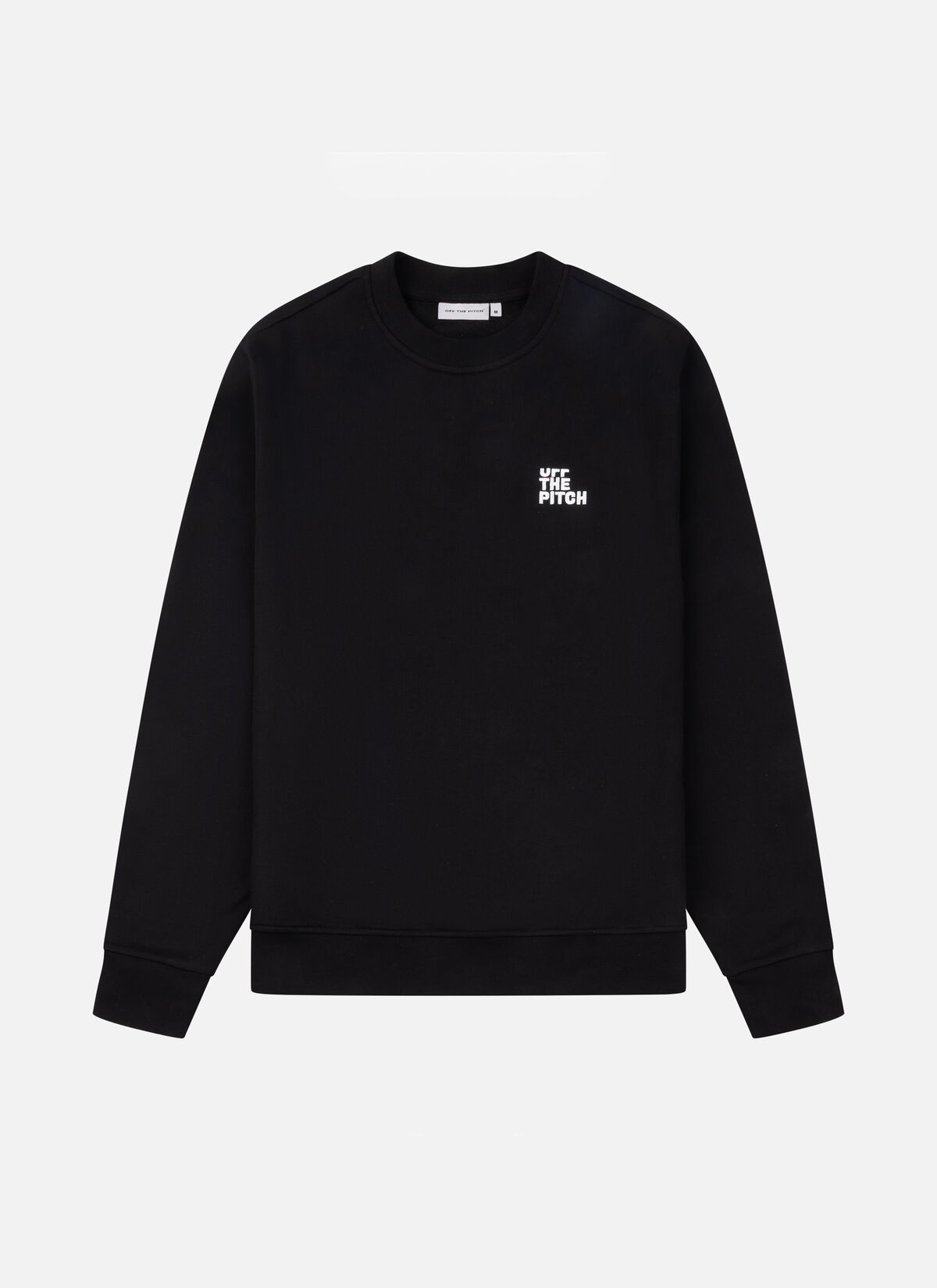 Full Stop Crewneck, Black, hi-res