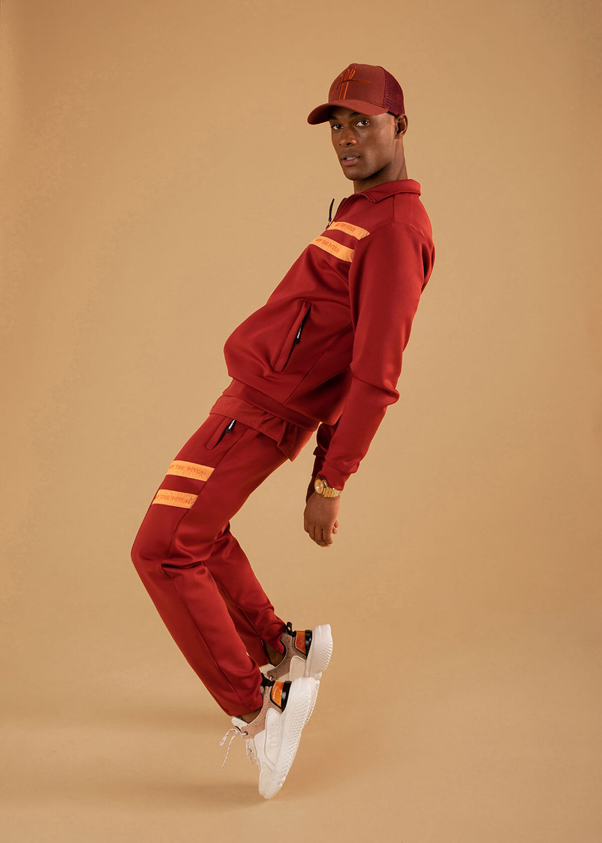 The Mercury Suit - Black - 92% Polyester 8% Elasta, Red, hi-res