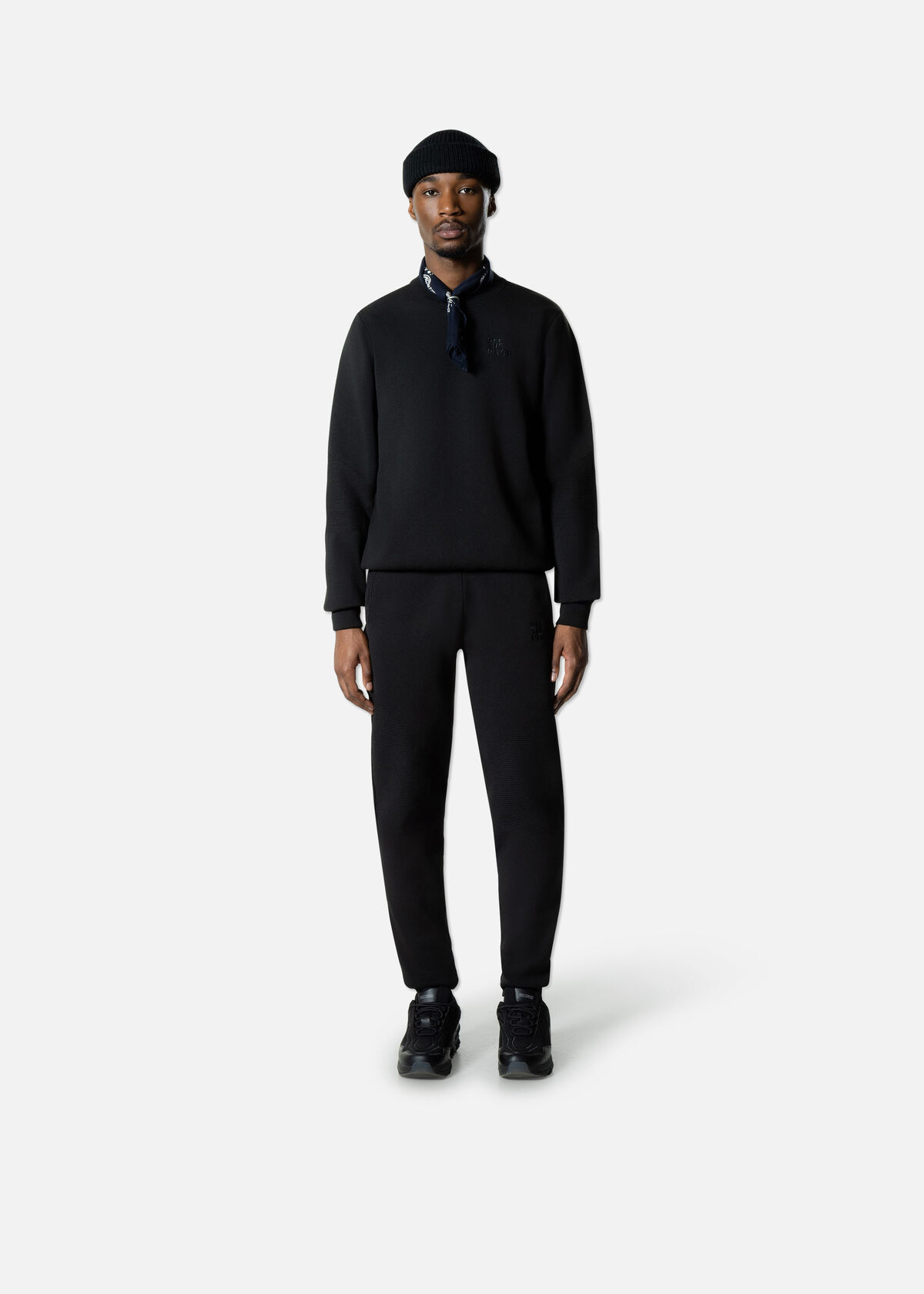 Knitted Jogger, Black, hi-res