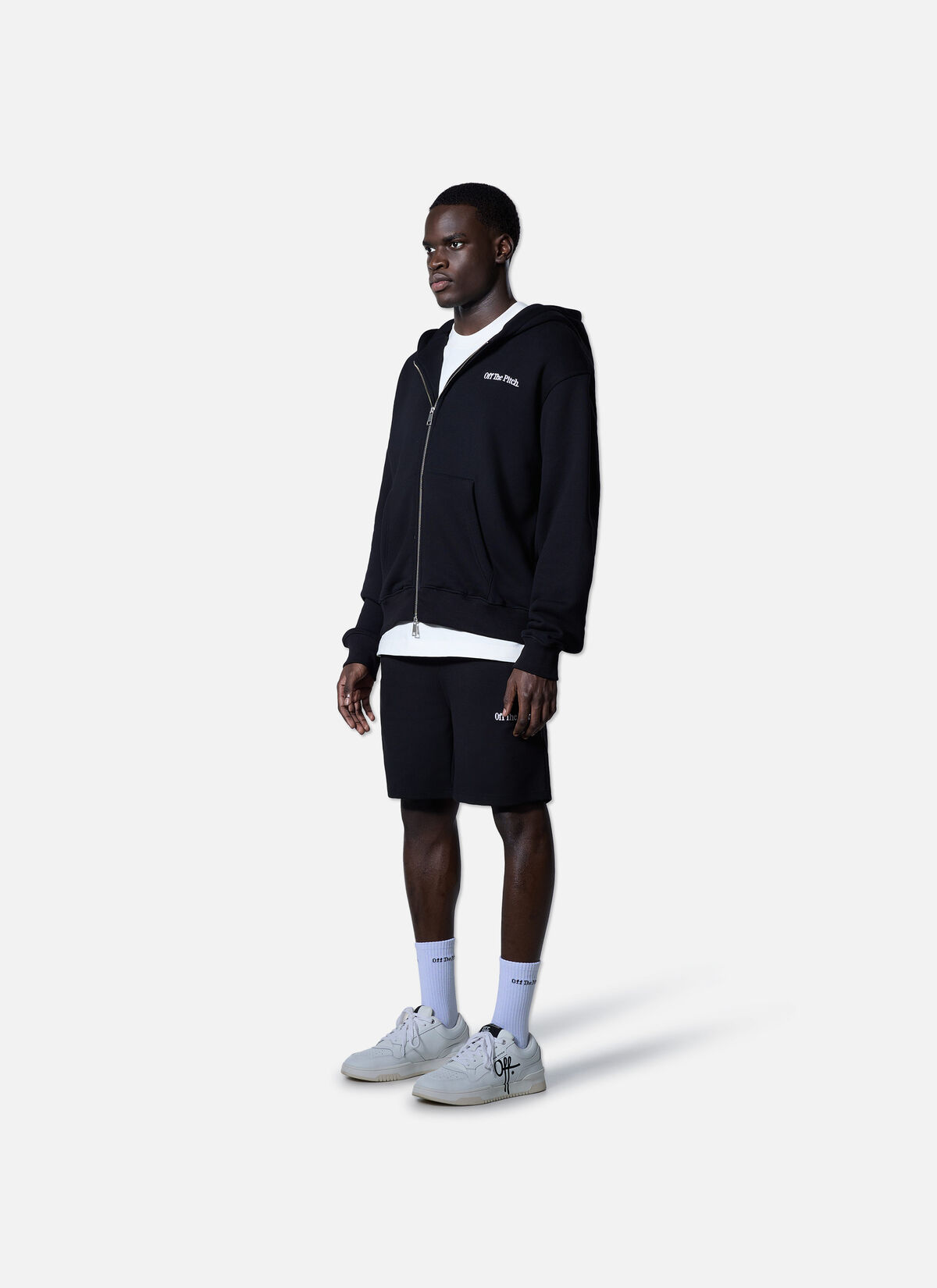 Wardrobe Essentials Full Zip, Black, hi-res