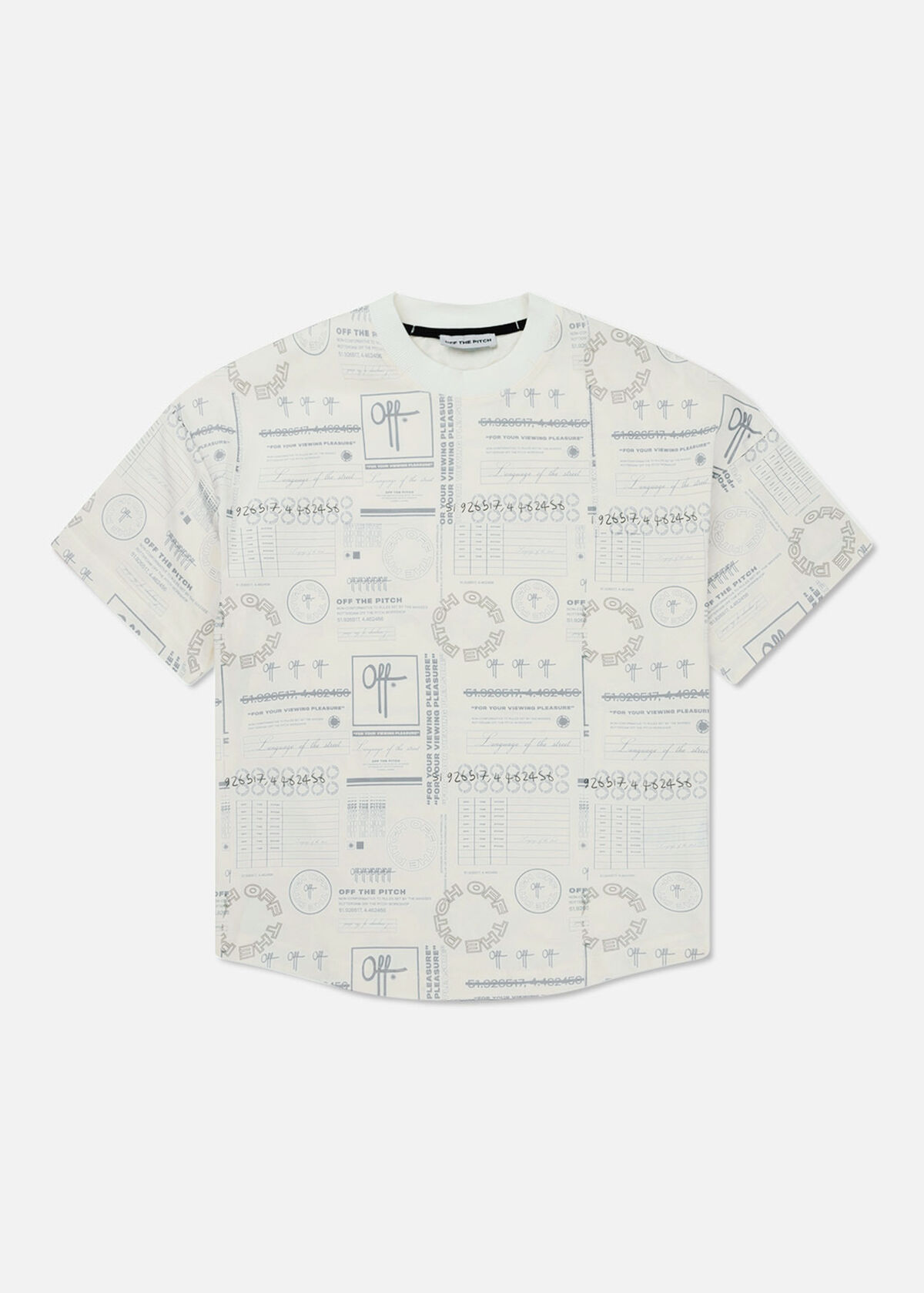 Chip Oversized Tee, Off white, hi-res