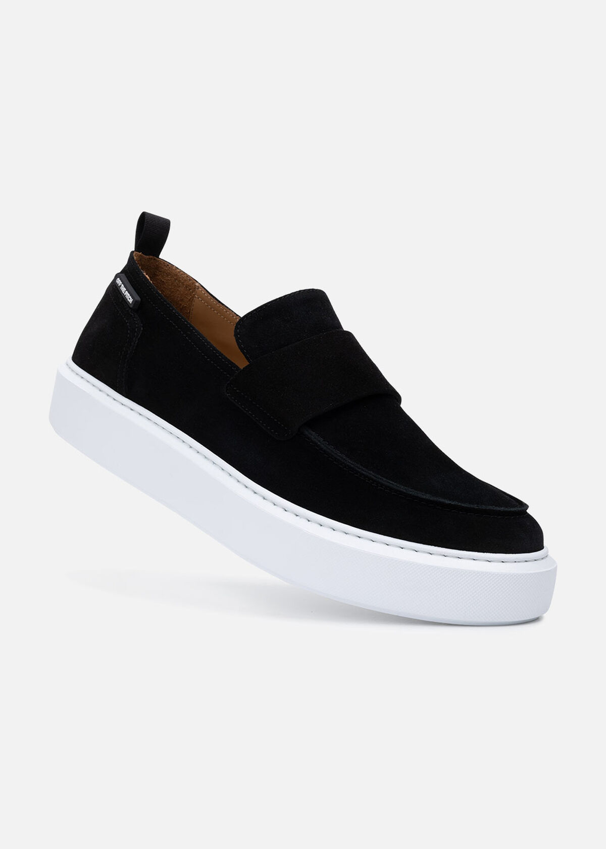 Loafer Velour (EVA), Black/White, hi-res