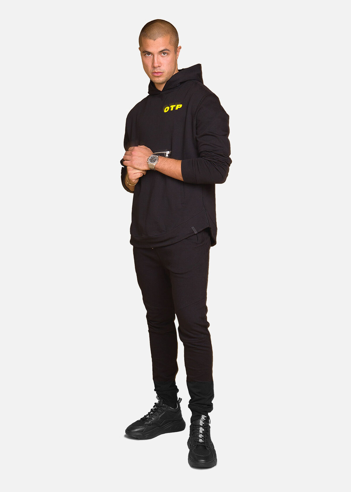 Off Printed Suit, Black, hi-res