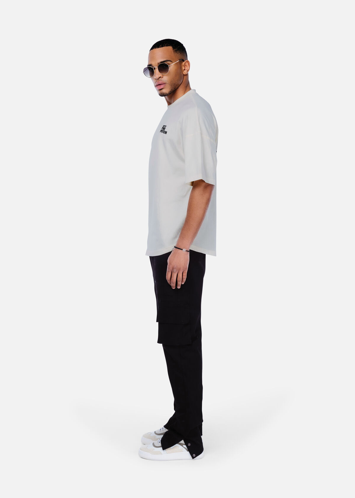 Carbon Oversized Tee, Off white, hi-res