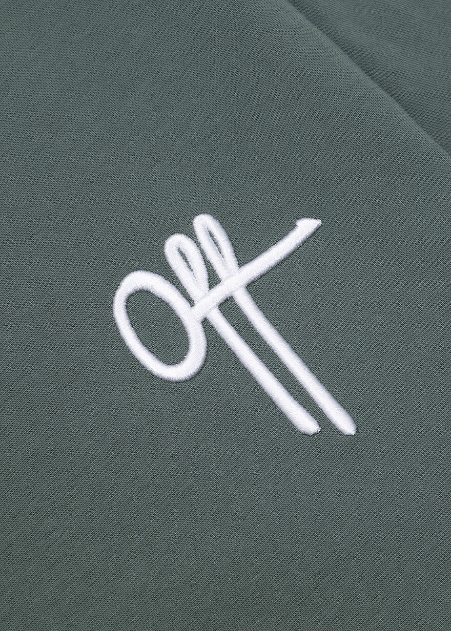 Off-road Regular Tee - 95% Cotton/5% Elastane, Forest Green, hi-res
