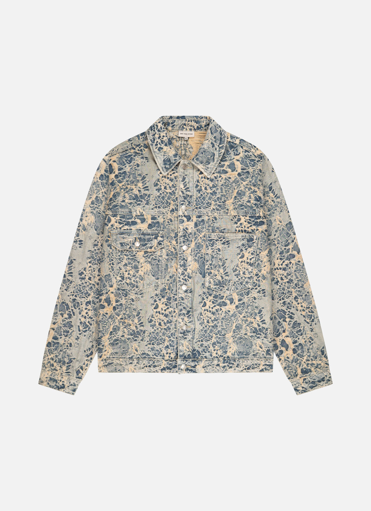 Jacquard Denim Jacket, , hi-res