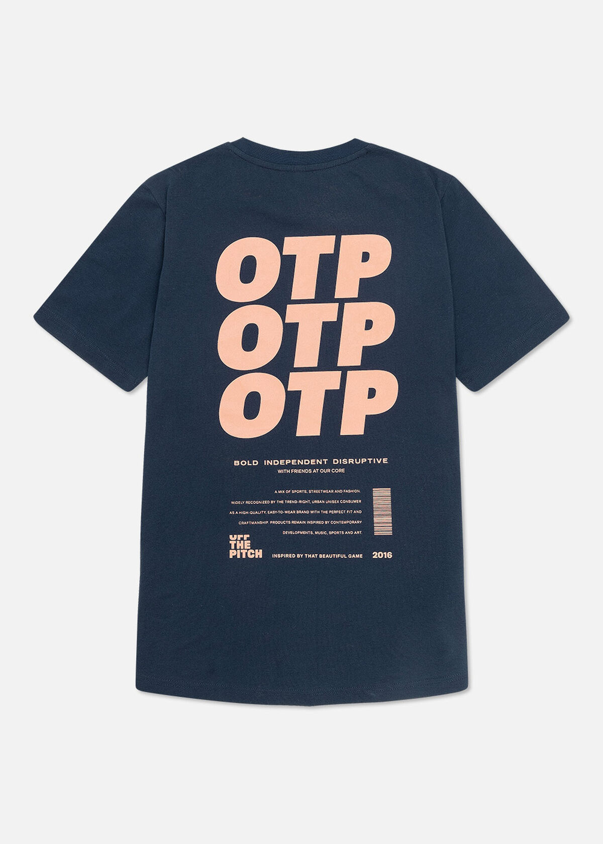3.0 Slim Fit Tee - 95% Cotton / 5% Elastane, Navy/Black, hi-res