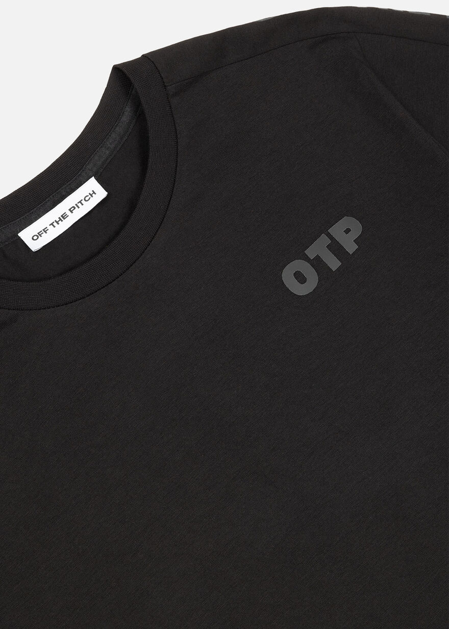 Leisure Slim Fit Tee - 95% Cotton / 5% Elastane, Black, hi-res