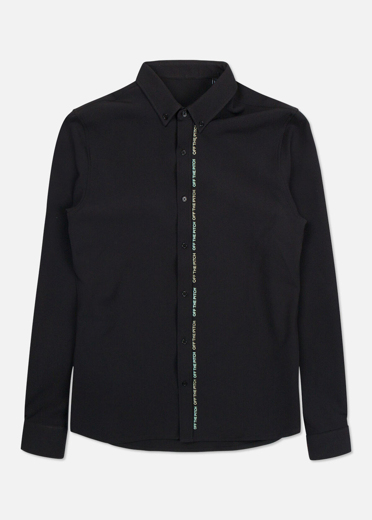 The Neptune Shirt - Black - 93% Polyester 7% Elast, Black, hi-res