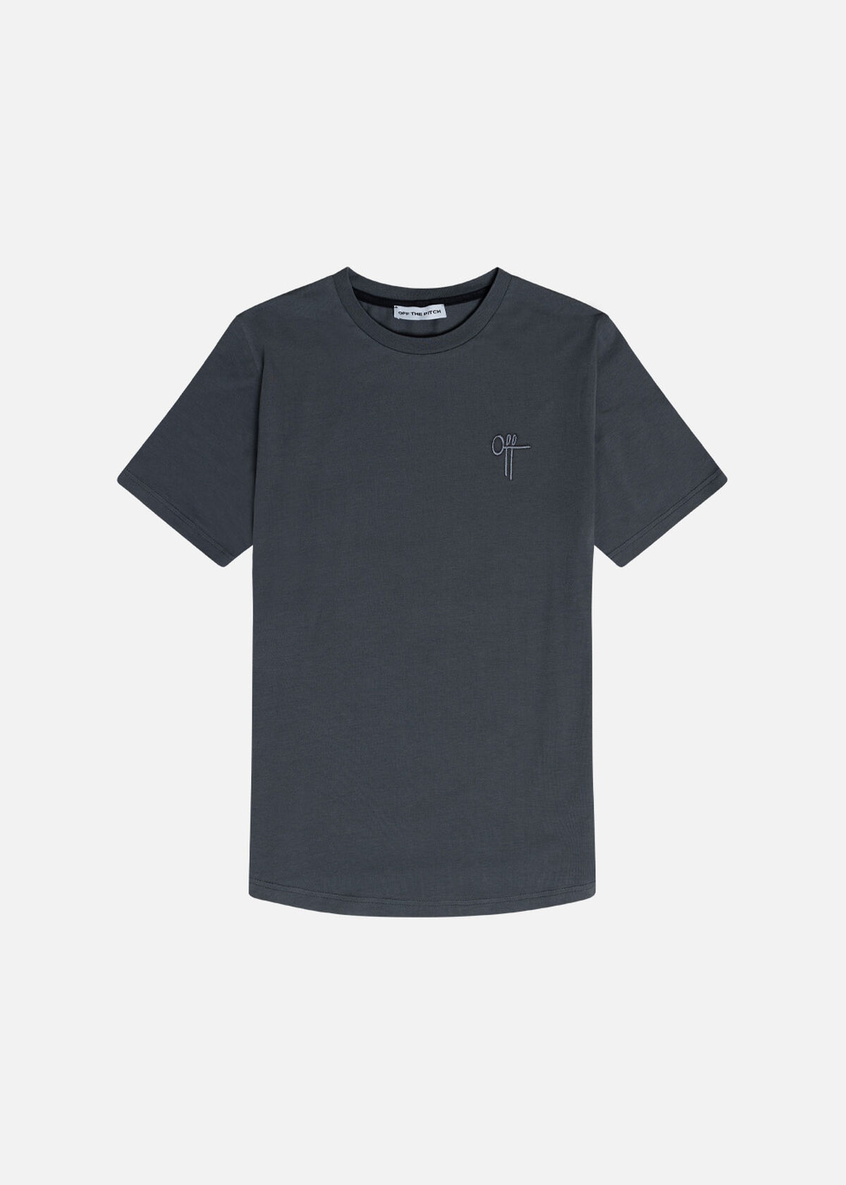 Gradient Backburn Slim Fit Tee, Dark grey, hi-res