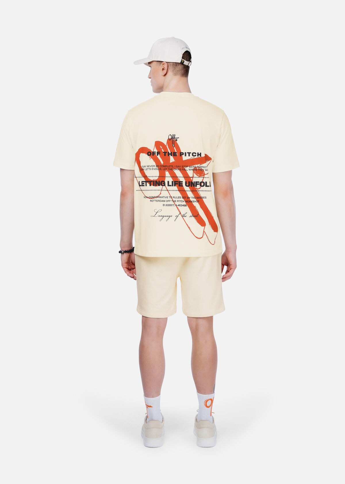 Unfold Sweatshorts, Off white, hi-res