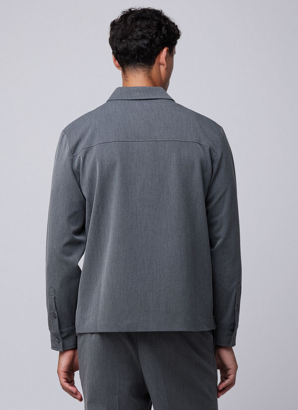 Pleated Overshirt