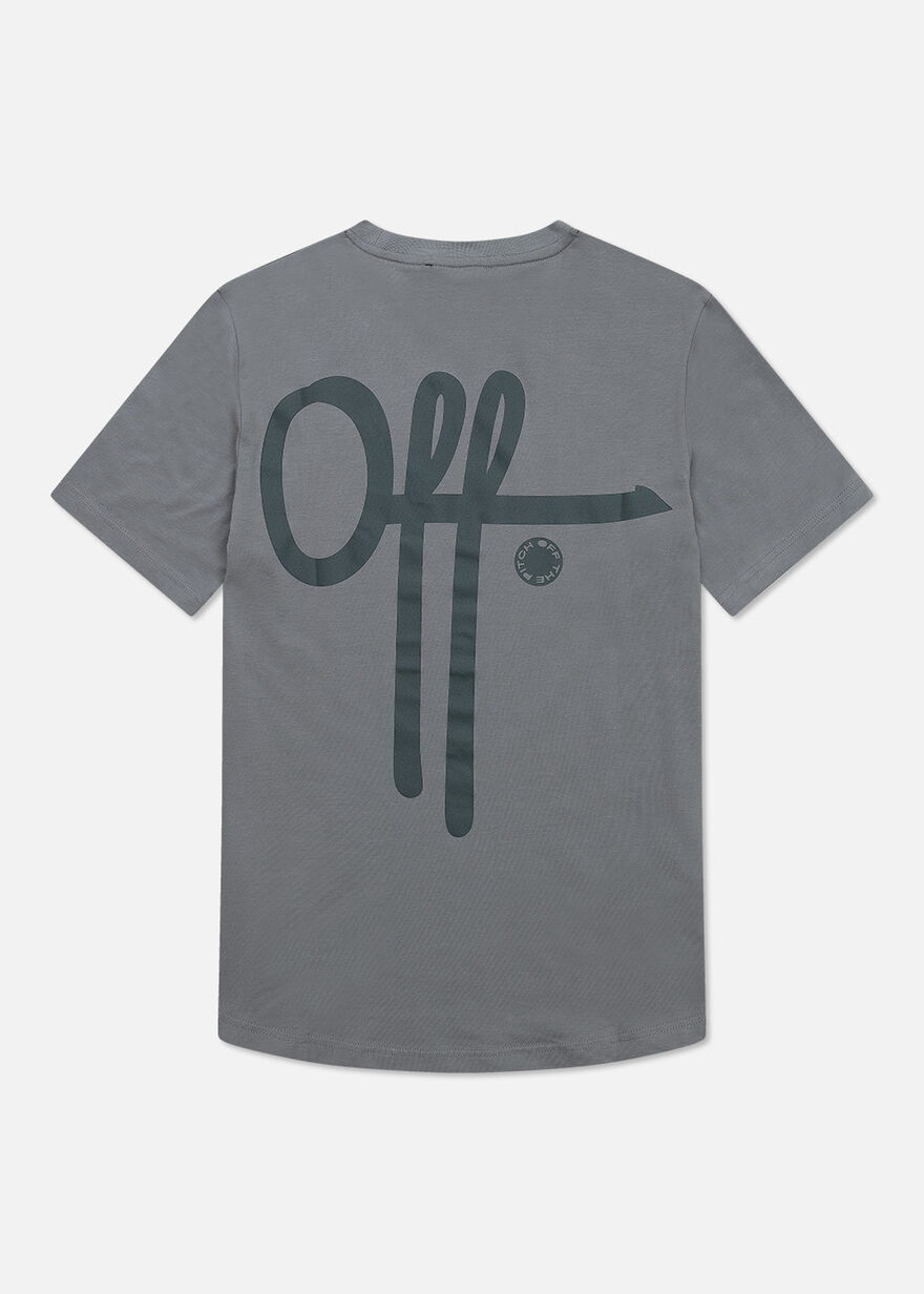 Fullstop Slim Tee 2.0 - 95% Cotton / 5% Elastane, Grey, hi-res