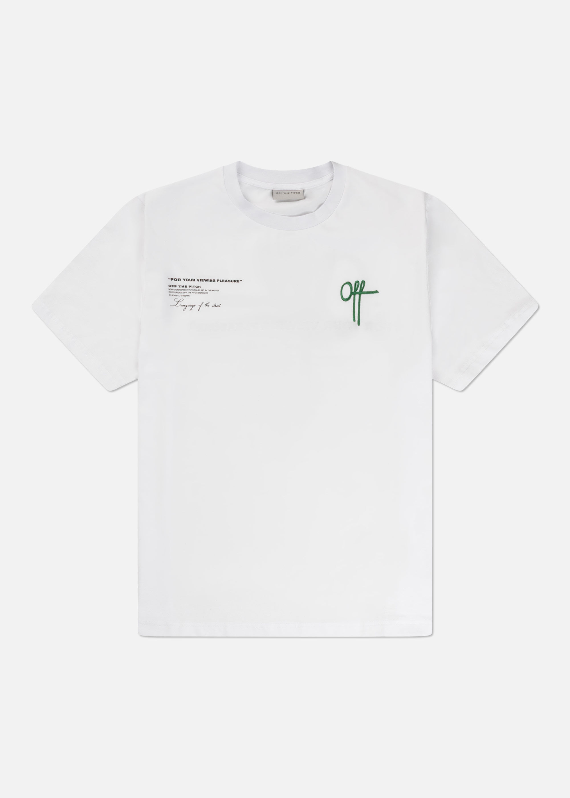 tripleS over the pitch XL Tシャツ ホワイト CHAMPIONS-TEE_WHT01_3ae479d3-