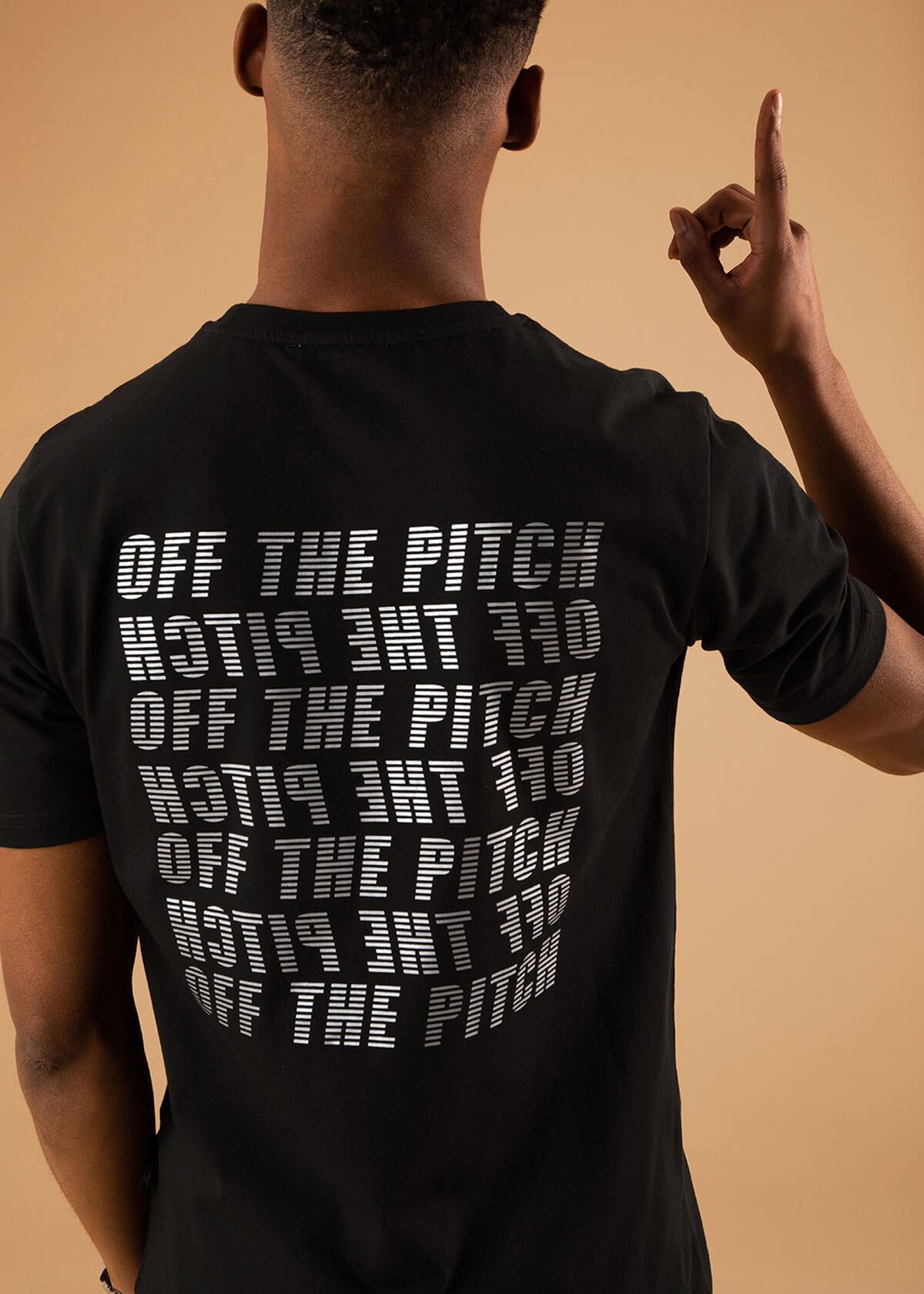 The Galaxy Slimfit Tee - White - 100% Cotton, Black, hi-res