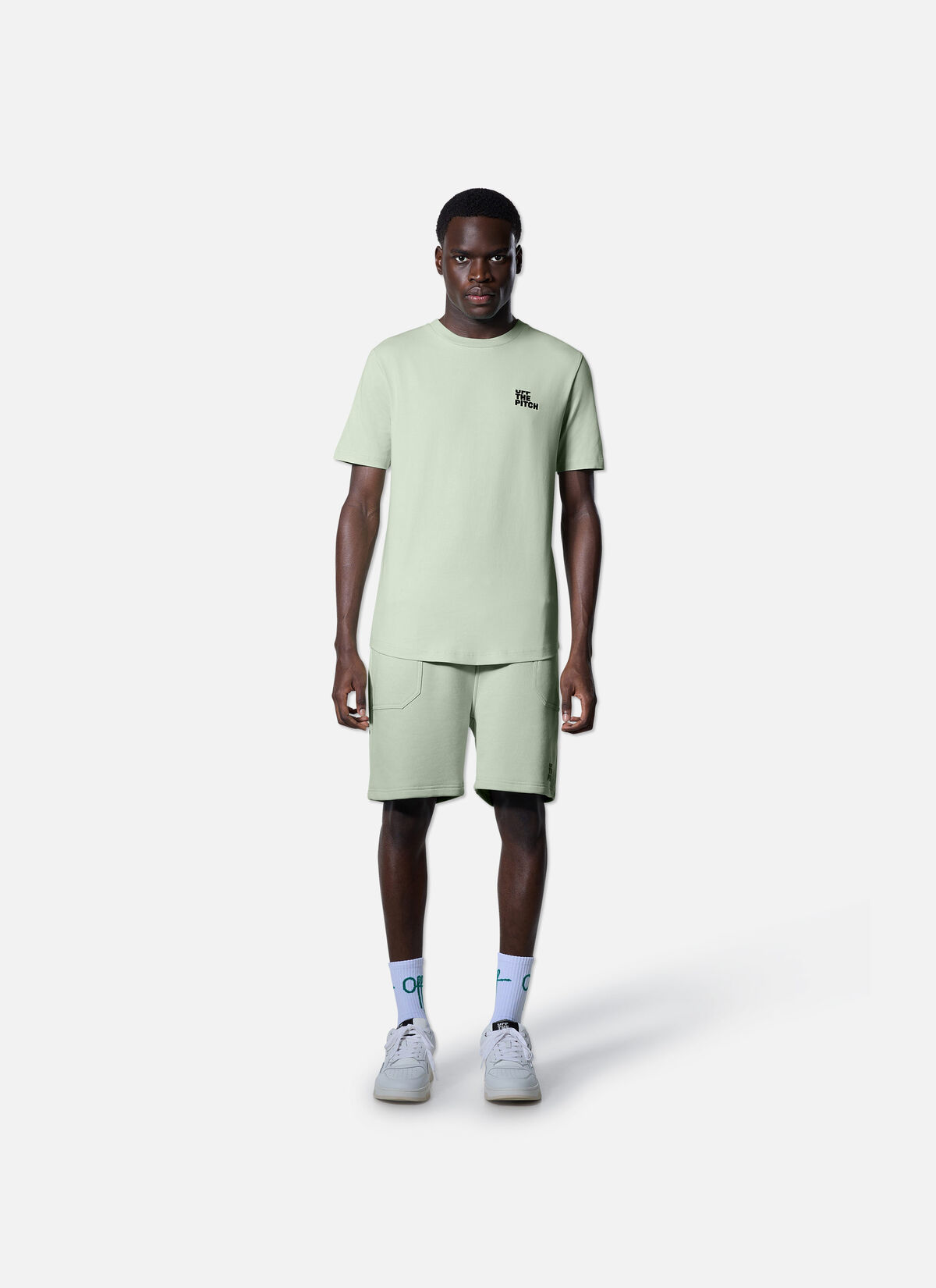 Fullstop Slim Fit Tee, Lime, hi-res