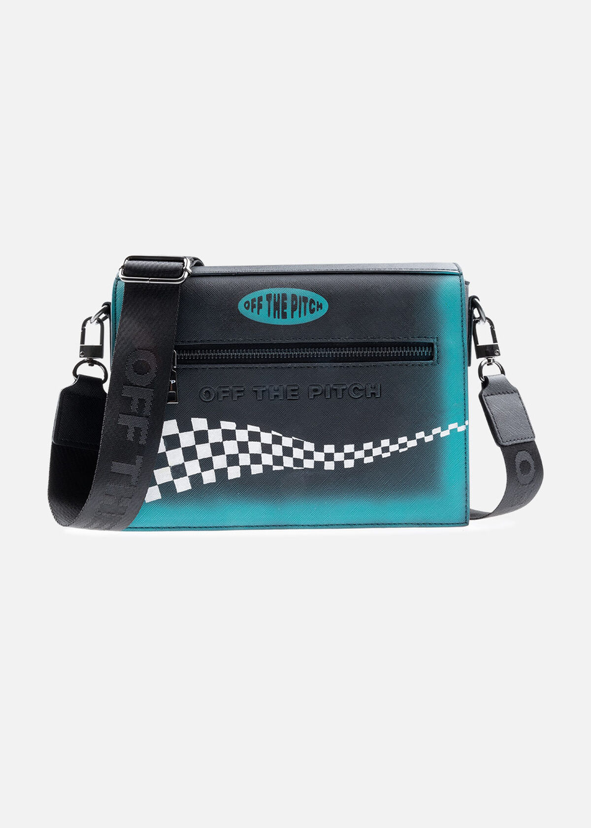 Cyber Custom Messengerbag, Black/Blue, hi-res