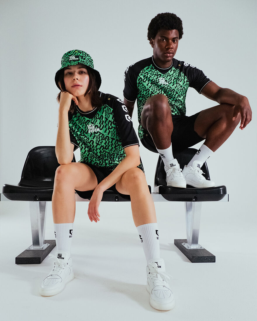 OTP x Robey Davies Festival Short, Black/Green, hi-res
