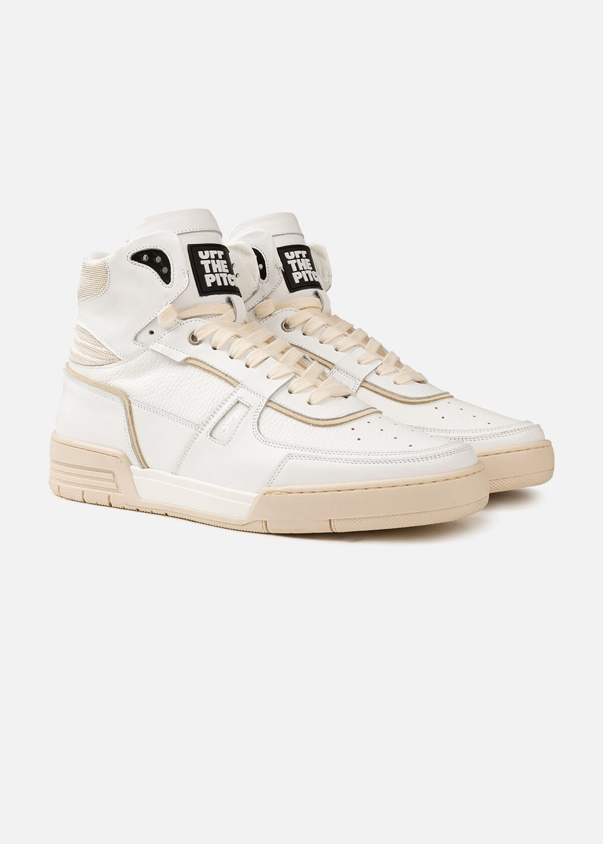 Basketta Hi - Silky Suede, White/Gold, hi-res