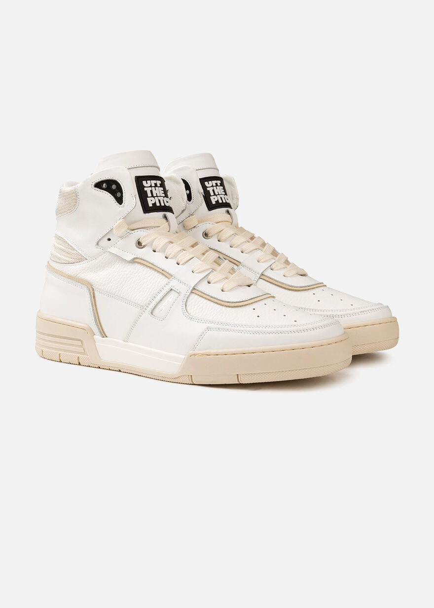 Basketta Hi - Silky Suede, White/Gold, hi-res