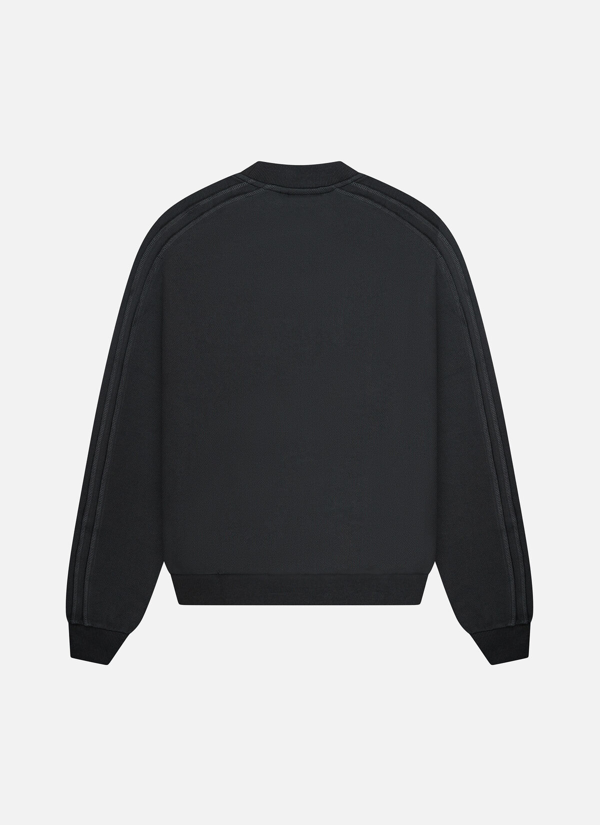 Raw Edge Panel Crew, Dark grey, hi-res