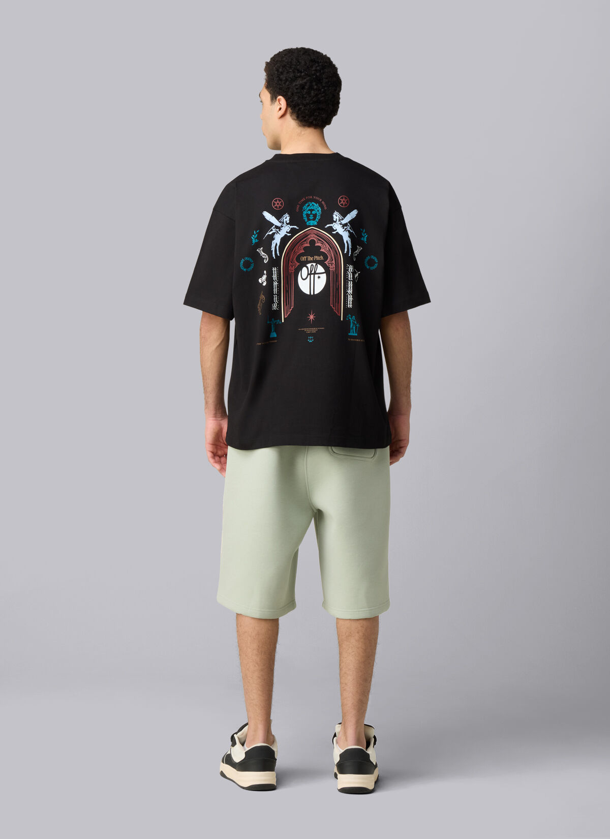 Sacred Loose Fit Tee, Black, hi-res