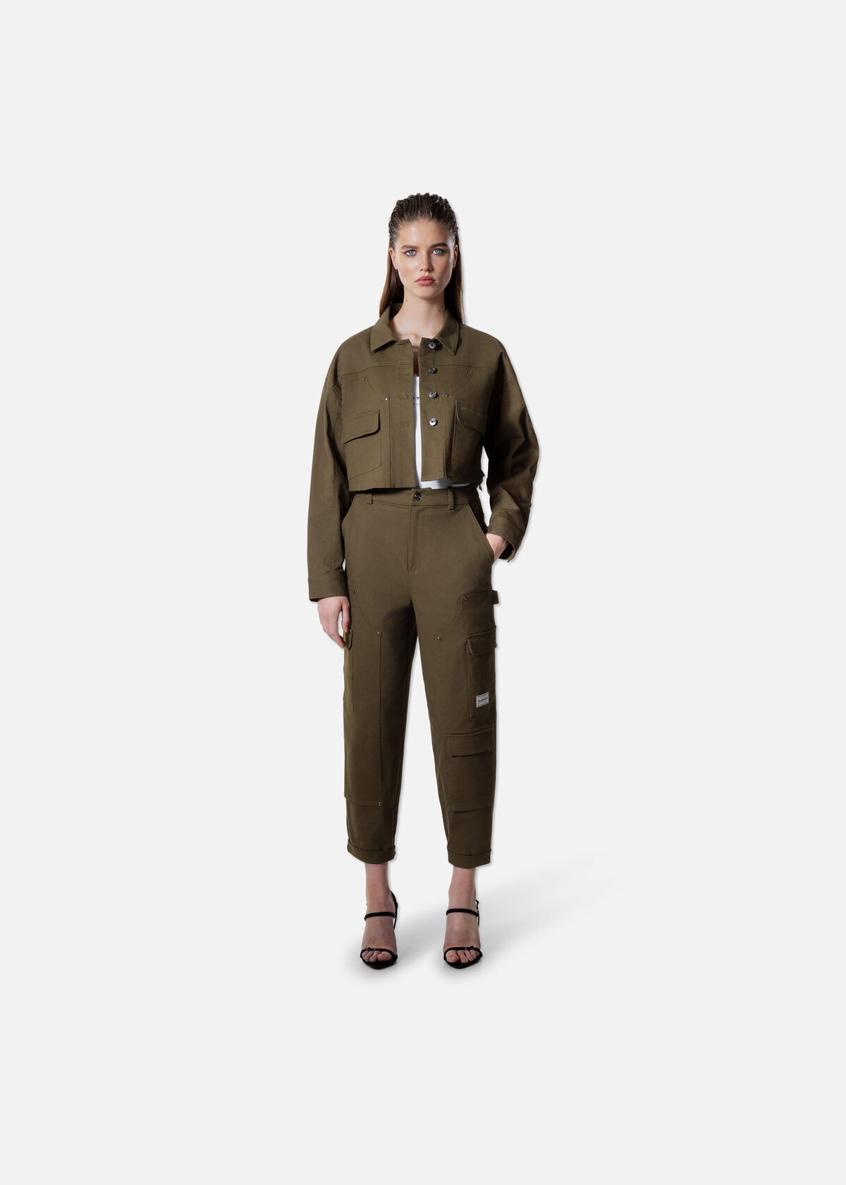 Carpenter Cargos, Dark green, hi-res
