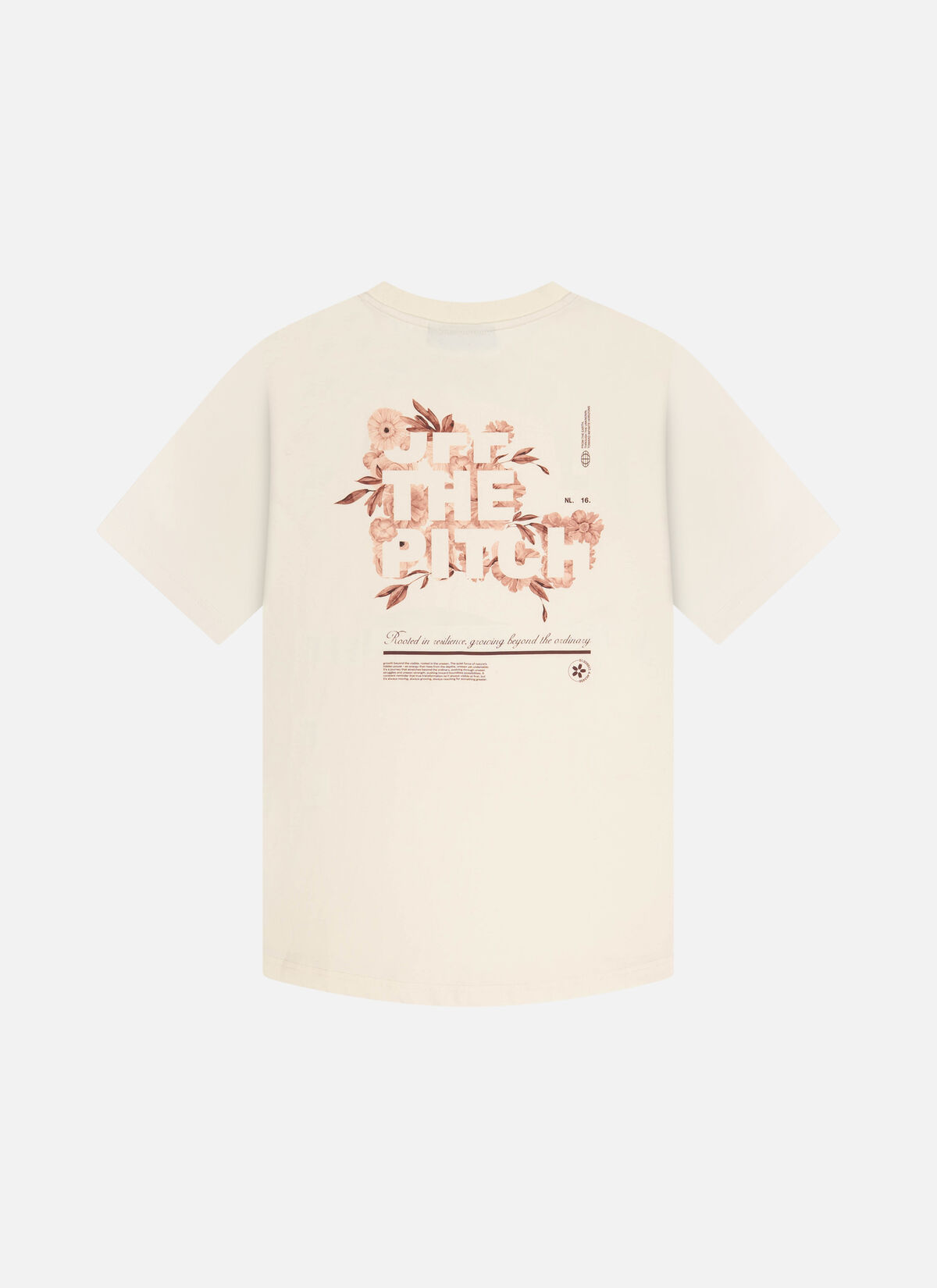 Blossom Slim Fit Tee, Off white, hi-res