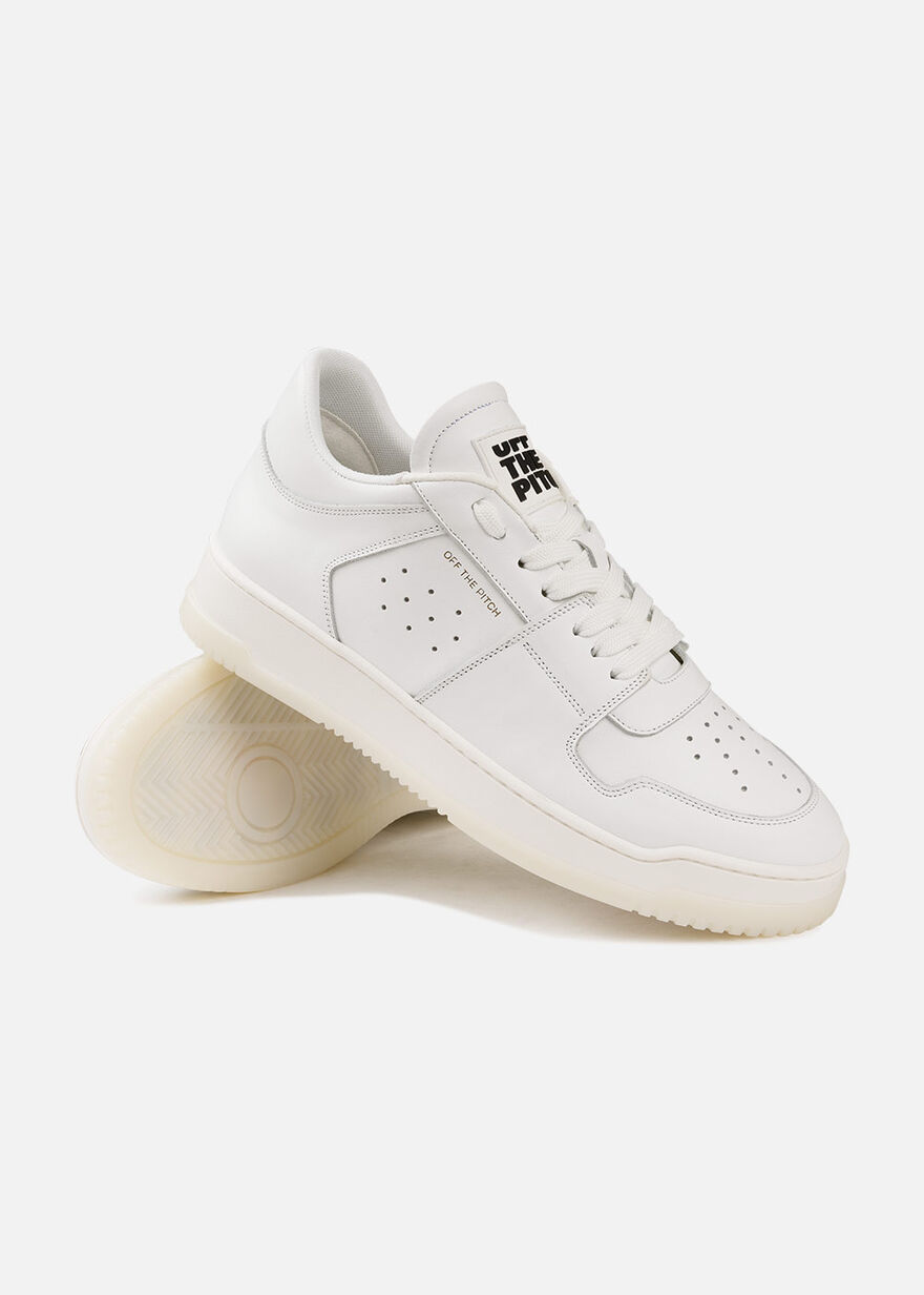 Supernova Low - Leather, White, hi-res