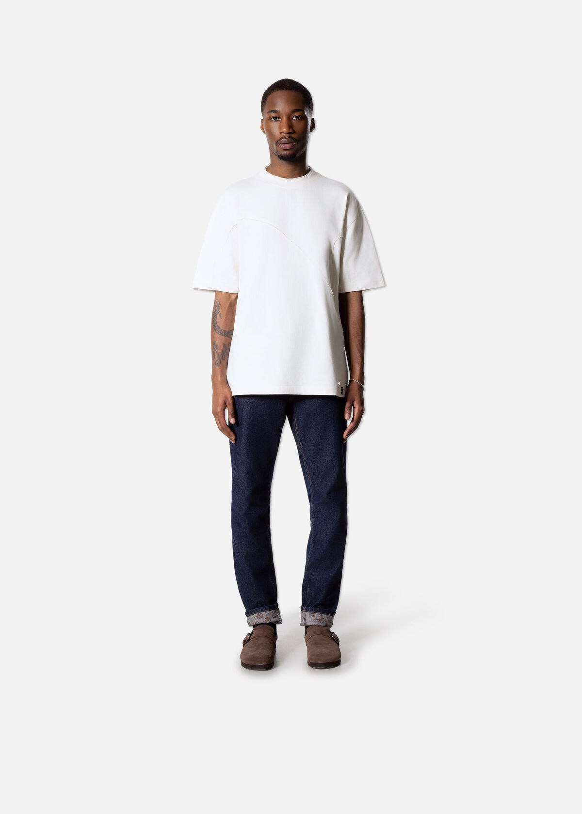 Evolve loose fit tee, Off white, hi-res