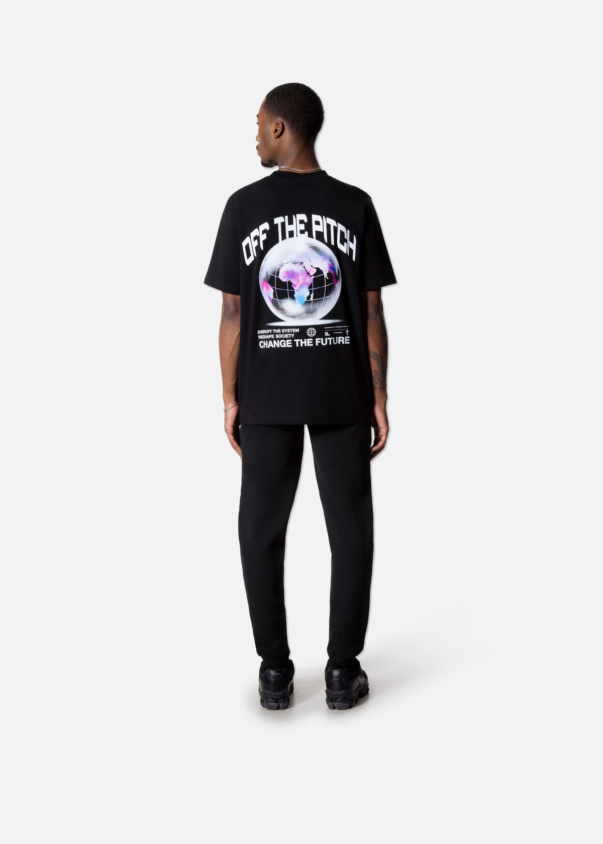Globe Regular Tee, Black, hi-res