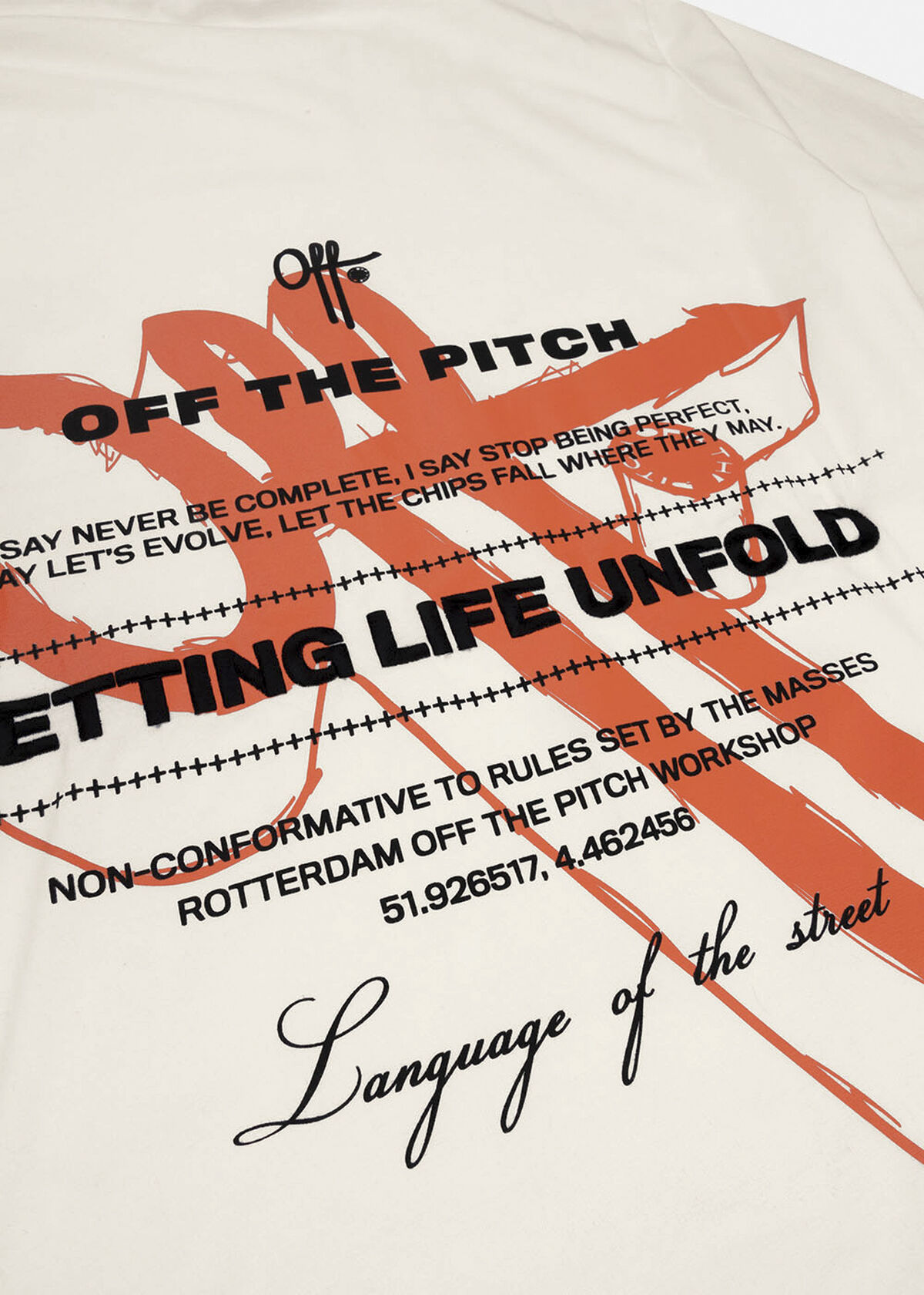 Unfold Regular Tee, Off white, hi-res